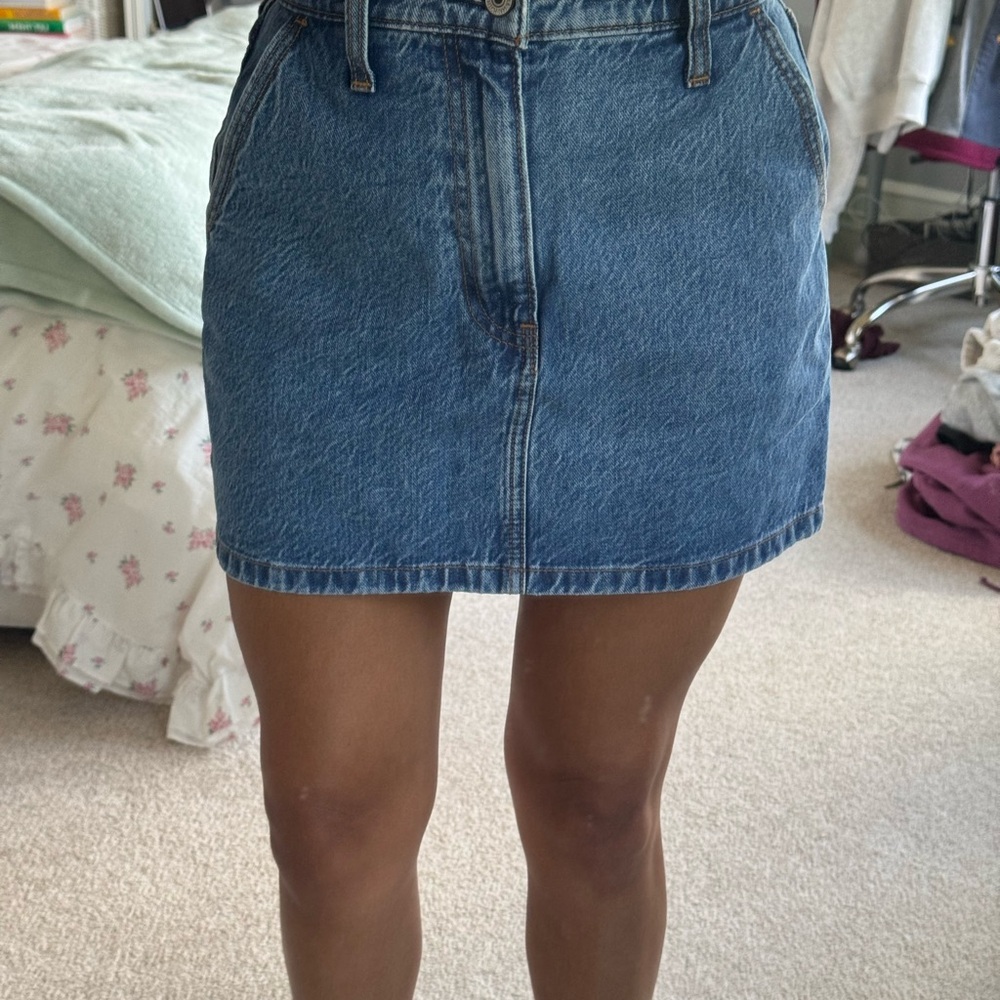 Abercrombie & Fitch Blue Mini Skirt